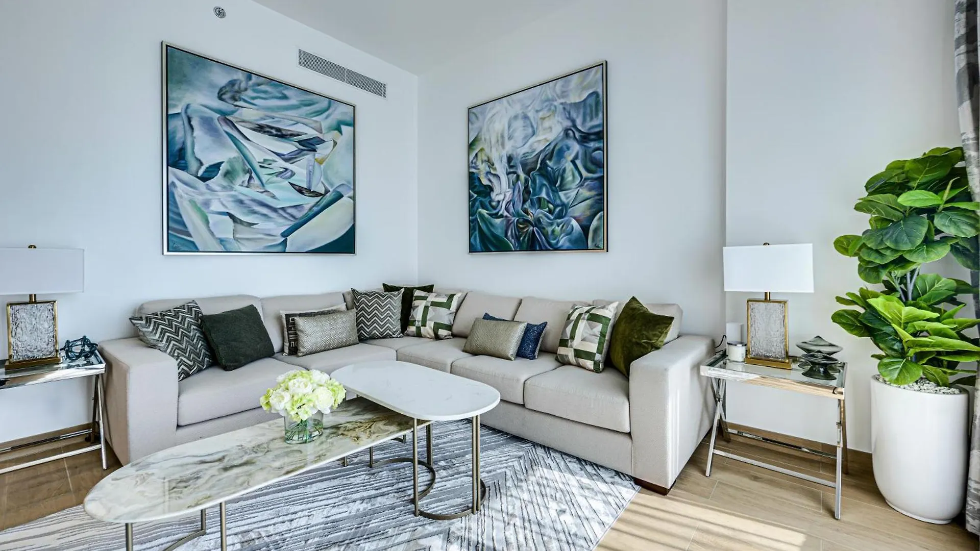 Sea View 3 Bd Apartment In La Mer Near The Beach Dubaj 0*,